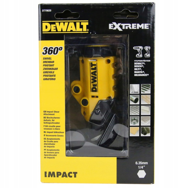 Насадка-ножницы по металлу DeWalt 1,3мм DT70620-QZ в Екатеринбурге