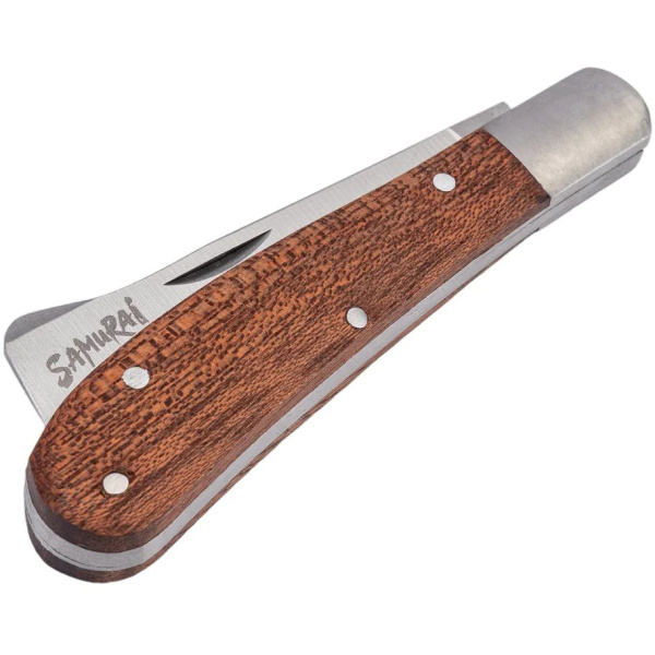 Нож прививочный SAMURAI складной, нержавеющий L=173мм (73мм прямое лезвие+100мм ручка) IGKBD-67W в Екатеринбурге 