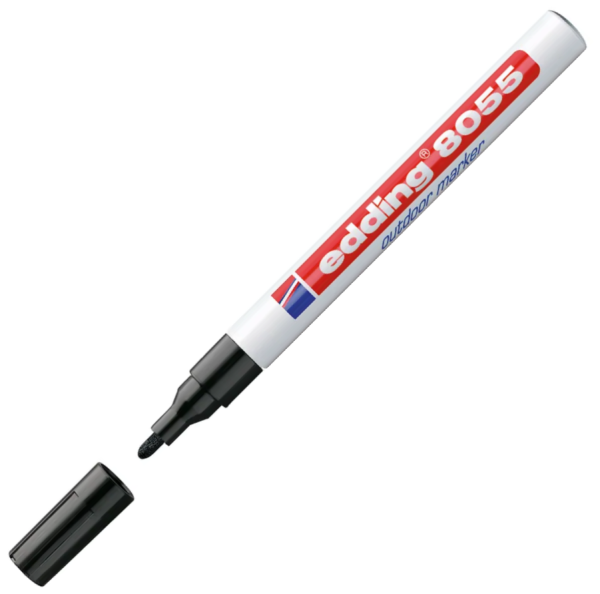 Маркер для наружных работ EDDING 1-2мм E-8055#1-B#1