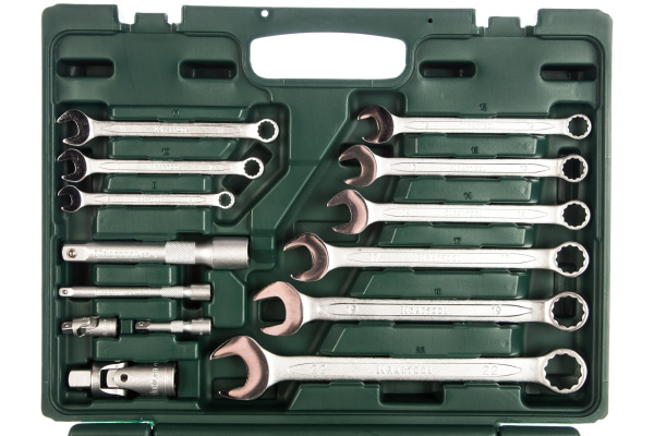 Набор инструмента Kraftool 1/4 и 1/2 + ключи 82пр.  27887-Н82 в Екатеринбурге 