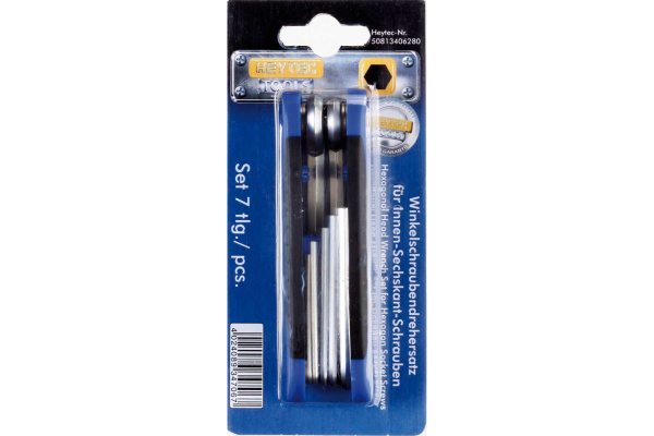 Набор ключей HEYTEC под внутренний шестигранник, в ключнице HE-50813406280 в Екатеринбурге 