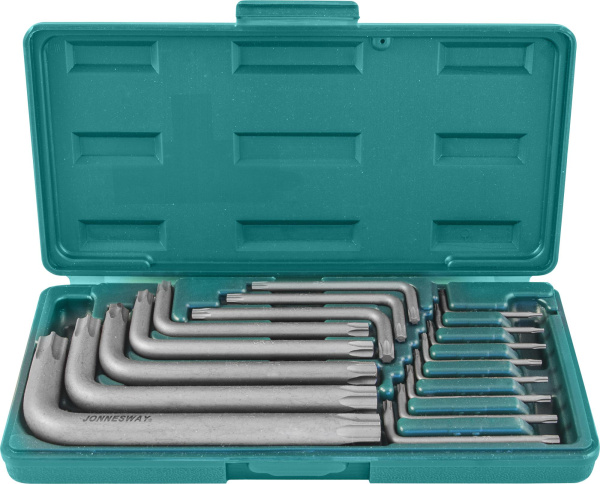 Набор ключей TORX Jonnesway Т6-70 16пр. H0816S  047405 в Екатеринбурге 