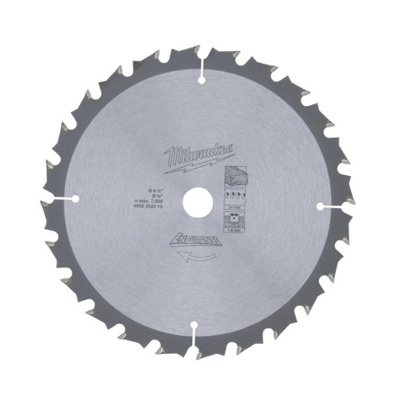 Пильный диск Milwaukee 165/15,8 Z24
