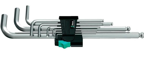 Набор шестигранников "Wera"  HEX 1.5,2.0,2.5,3.0,4.0,5.0,6.0,8.0,10мм.  WE-022087