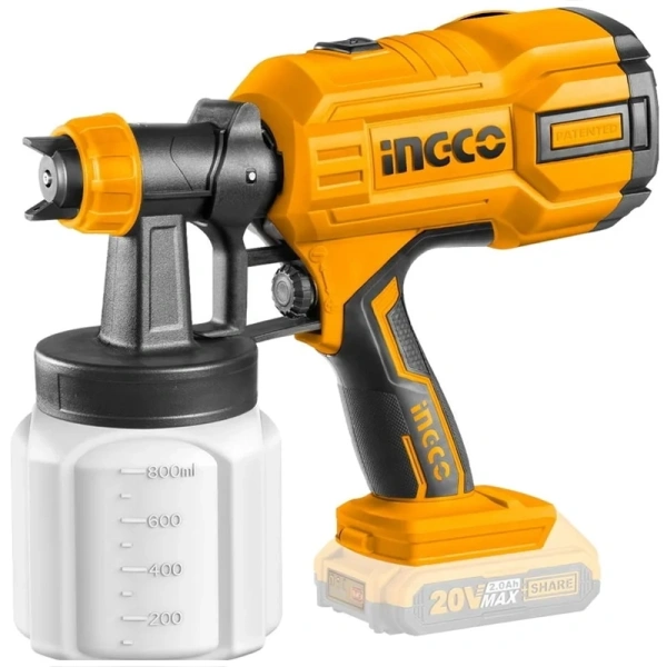 Аккумуляторный краскопульт INGCO CSGLI2004 в Екатеринбурге