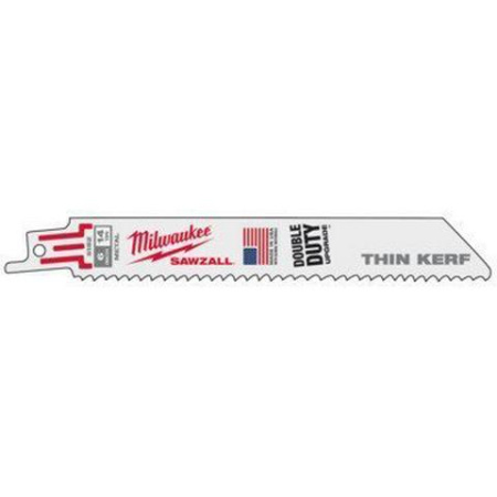 Полотно для сабельной пилы Milwaukee Metal 150х1,8 48016182