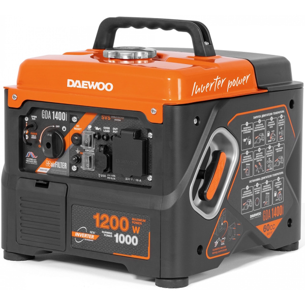 Генератор бензиновый инверторный DAEWOO GDA 1400i