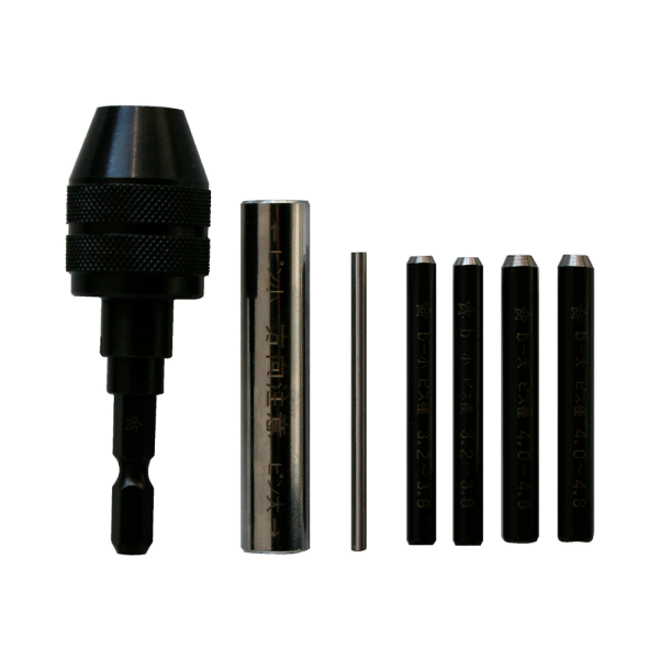 Набор для извлечения шурупов ПЕТРОГРАДЪ Star-M 5040 d, от 3.2 мм до 4.8 мм  М00009102