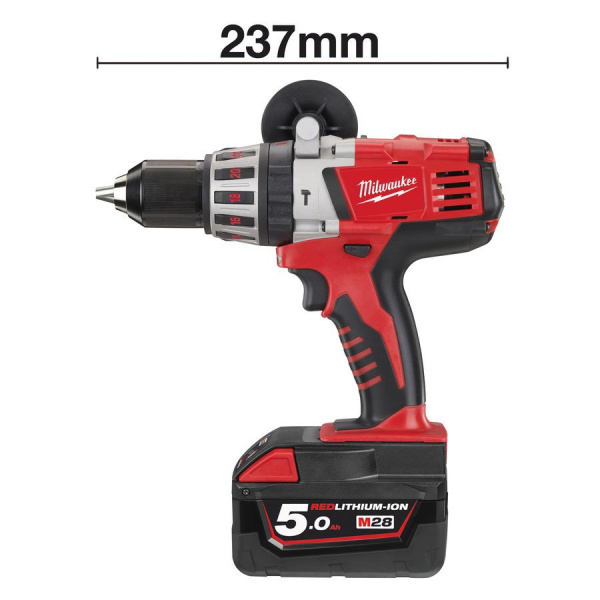 Аккумуляторная ударная дрель-шуруповерт Milwaukee HD28 PD-502Х 4933448544