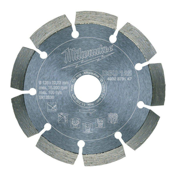 Алмазный диск Milwaukee DSU 125