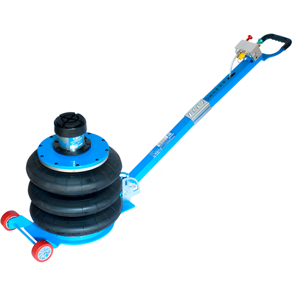 Домкрат пневматический "AE&T" 2т. 2-секционный с ручкой  Т08102А