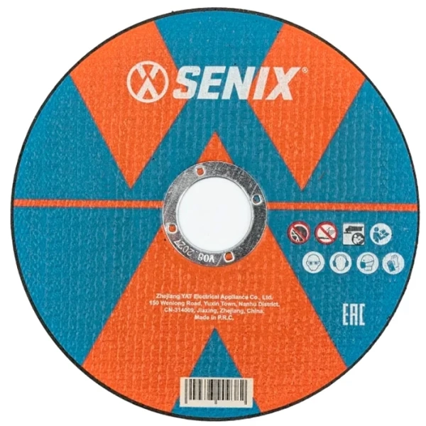 Диск по металлу SENIX 125х1,0х22мм 10шт  AECW-0001-10