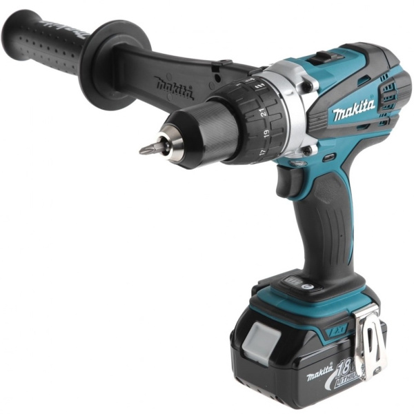 Аккумуляторная безударная дрель-шуруповерт Makita DDF458RFE