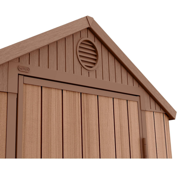 Блок хозяйственный из Evotech "Keter" Дарвин 4х6 коричневый 125,8x184,5x205см 58,5кг  17208497 в Екатеринбурге