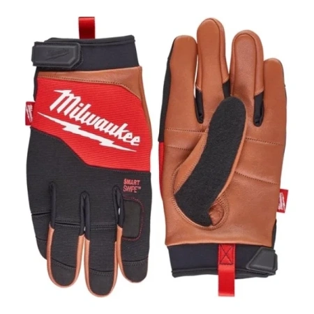 Перчатки с кожаными вставками Milwaukee  L/9 4932471913