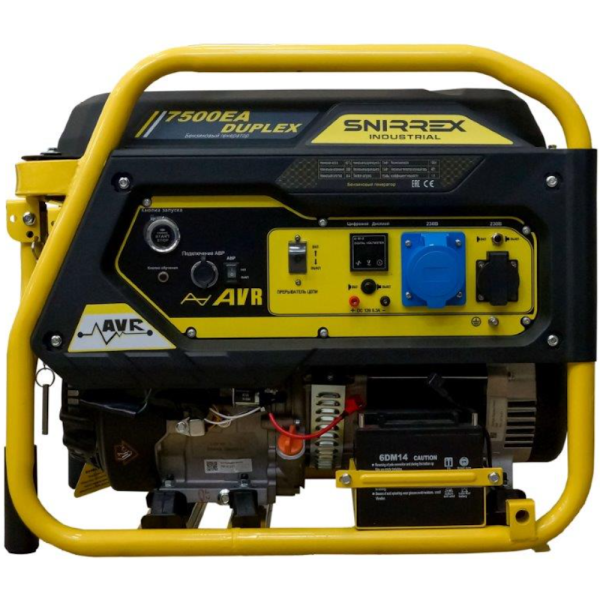 Генератор бензиновый SNIRREX 7500EA (X17) Duplex
