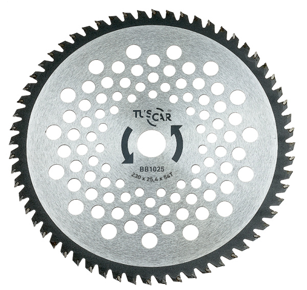 Нож для мотокосы TUSCAR BB1025, Professional, 230x25,4x54T, For Forest