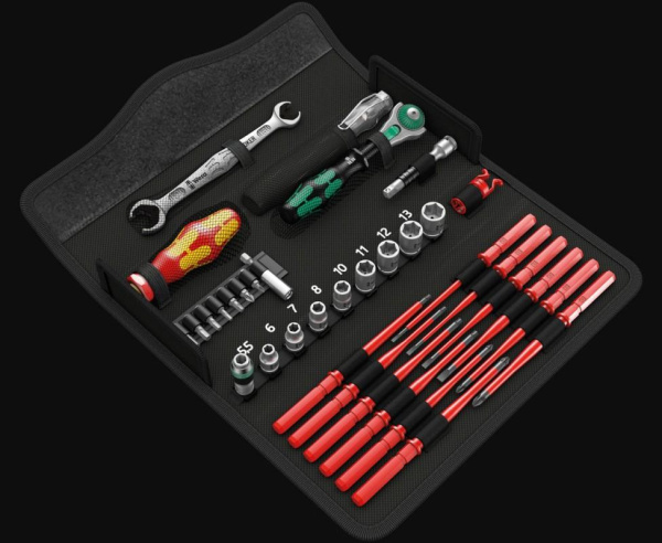 Набор инструмента "Wera" Kraftform Kompakt W1 сервисный  WE-135926