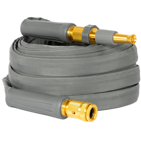 Шланг  DAEWOO TitanFlex гибридный, длина 25м, диаметр  5/8" 15мм, с комплектом для полива DWH 9124 в Екатеринбурге