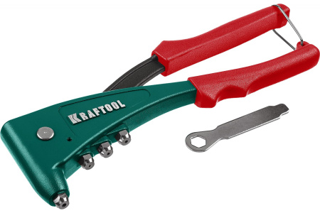 Заклепочник KRAFTOOL под заклепки алюминий сталь и нерж. d. 2.4, 3.2, 4.0, 4.8мм. 31173_z01 в Екатеринбурге 