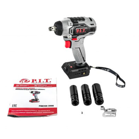 Аккумуляторный ударный гайковерт P.I.T PIW20H-300A в Екатеринбурге