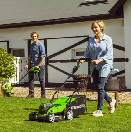 Газонокосилка аккумуляторная Greenworks G24X2LM41 2512607 в Екатеринбурге