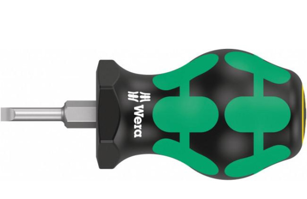 Отвертка для карбюратора Wera STUBBY SL4.0х0.8х54мм.  WE-008841 в Екатеринбурге 