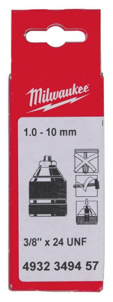 Патрон Milwaukee бесключевой 1-10 3/8"х24