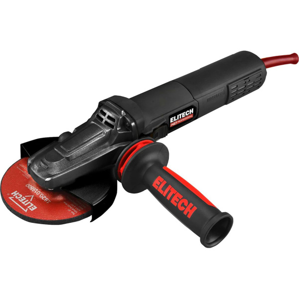 УШМ ELITECH AG1512E  E2213.052.01 (BL-мотор,1500Вт диск 125х22мм,9000 об/мин, рег/обор) в Екатеринбурге