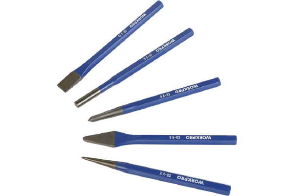 Набор зубил и кернеров WORKPRO 5шт.  WP201303