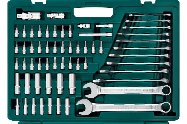 Набор инструмента Kraftool 1/2",3/8",1/4", 216пр.  27888-H216 в Екатеринбурге 