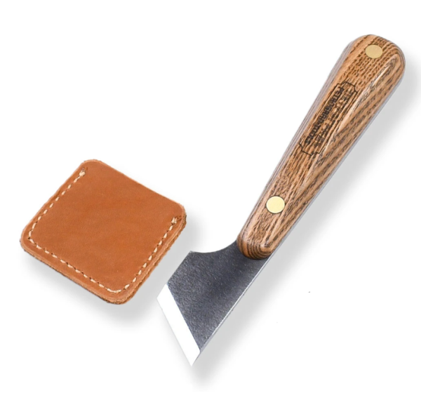 Нож ремесленный ПЕТРОГРАДЪ косая заточка 60гр. М00017620 в Екатеринбурге 