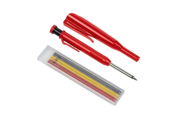 Карандаш строительный DLT набор грифелей 6шт красный 2430 в Екатеринбурге 