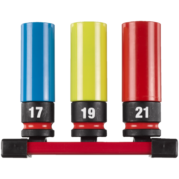 Набор головок Milwaukee 3шт 17,19,21 4932493370