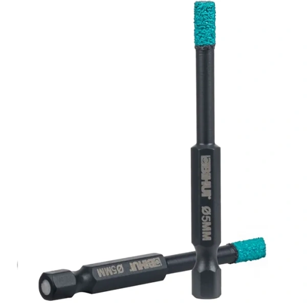 Коронка алмазная BIHUI по керамограниту на дрель 5 мм М8  DBDQ05 в Екатеринбурге