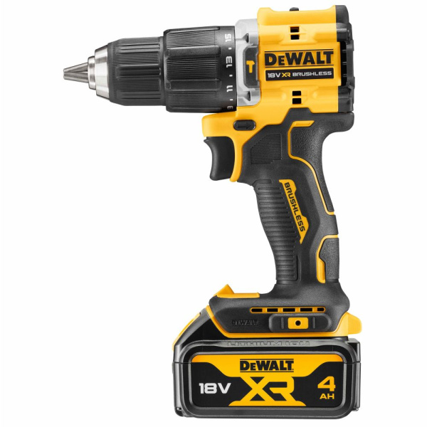 Шуруповерт аккумуляторный DeWalt DCD100YM2T-QW (18В,Li-Ion,BL,4Ач, 2-х ск, 1500об/мин,2АКБ и З/У) в Екатеринбурге