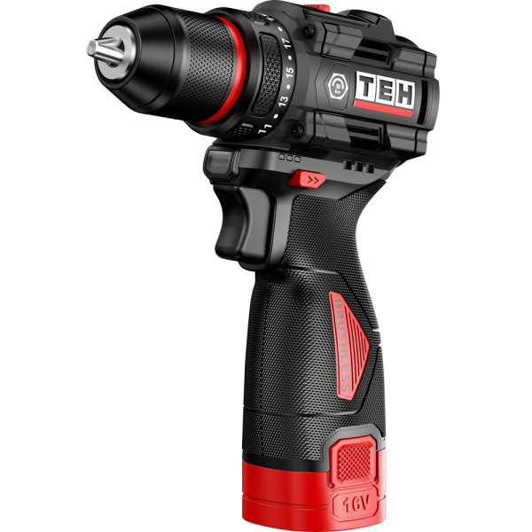 Аккумуляторная дрель 16V TEH TDBL316-2B
