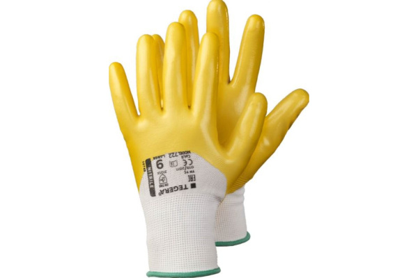 Перчатки с покрытием нитрилом 3/4 TEGERA размер 11 722-11 в Екатеринбурге