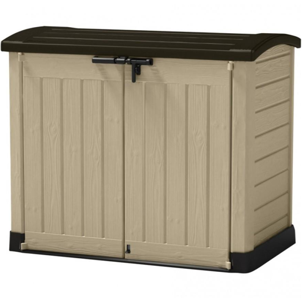 Шкаф уличный из ПВХ "Keter" Стор ит Аут Арк 1200L бежевый 146х82х120см 24кг  17199415