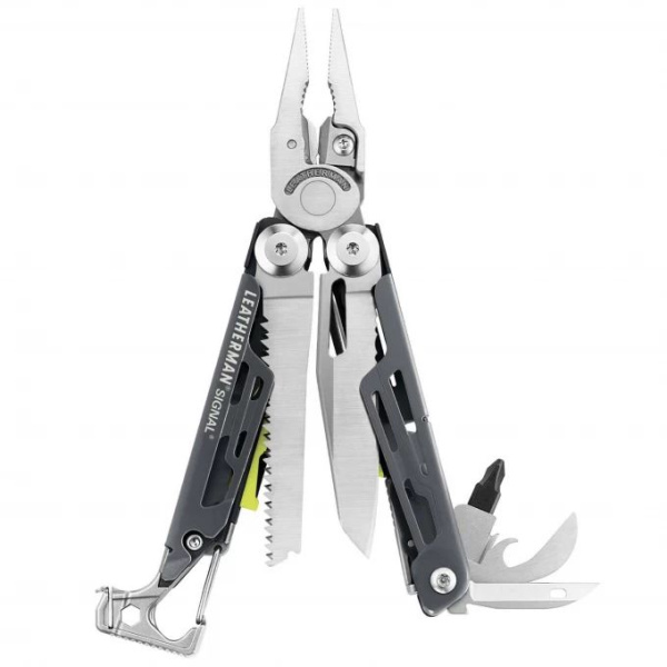 Мультитул LEATHERMAN Signal, 19 функций, серый, нейлоновый чехол 832737