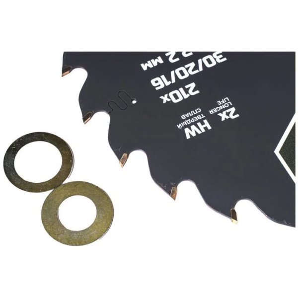 Диск пильный SHYLD по дереву, твердосплавный 210x30/20/16мм, 24зуб.  20190 в Екатеринбурге