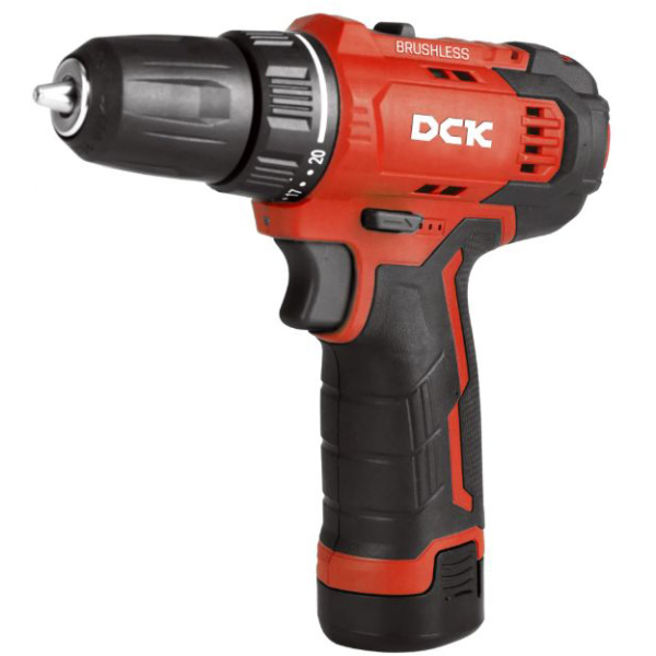 Дрель-шуруповерт аккумуляторная бесщеточная DCK KDJZ23-10(TYPE EK)