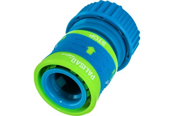 Соединитель для шланга Palisad LUXE 3/4", аквастоп, двухкомпонентный  66242 в Екатеринбурге