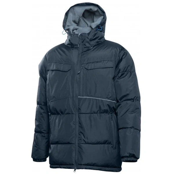 Утепленная куртка с капюшоном HOEGERT LEON темно-синяя XL  HT5B926-XL в Екатеринбурге