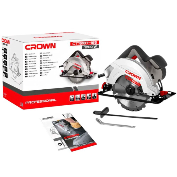 Пила дисковая CROWN CT15187-165 в Екатеринбурге