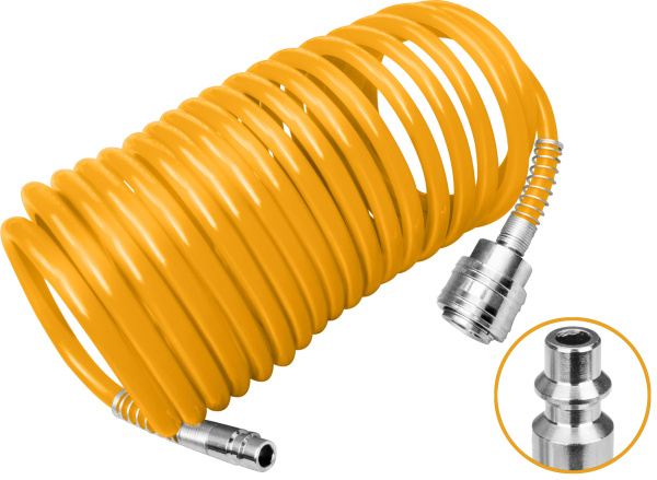 Шланг для компрессора спиральный INGCO AH1151 в Екатеринбурге