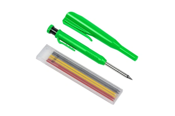 Карандаш строительный DLT набор грифелей 6шт зеленый  2429 в Екатеринбурге 