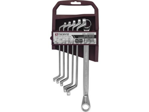 Набор ключей накидных "THORVIK" 6пр 6х7,8х9,10,11,12х13,14х15,17х19мм  ORWS006  052018