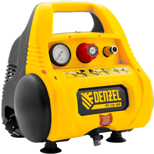 Компрессор безмасляный Denzel 58057 в Екатеринбурге