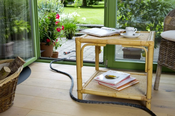 Шланг текстильный Liano 13 мм (1/2"), 15 м с комплектом насадка ДУШ в Екатеринбурге